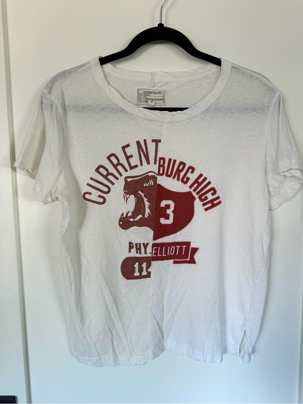 Current/Elliott Split T-Shirt